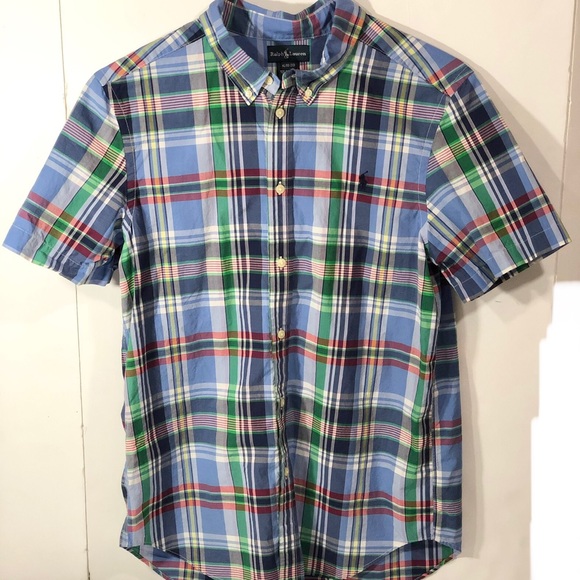 Ralph Lauren Big Kids Short Sleeve Blake Shirt XL - Picture 1 of 8